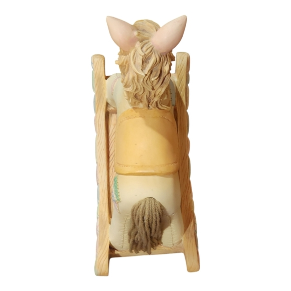 Cherished Teddies Rocking Horse  Figurine 628565 Missing Bear - Picture 4 of 16